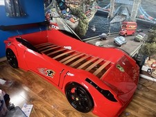 Electronic Race car Bed