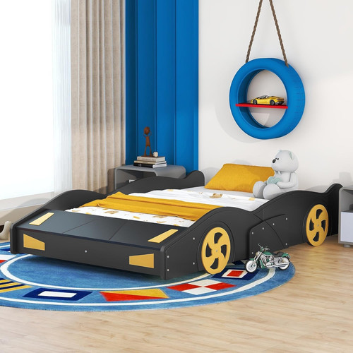 Race car bed - race, with