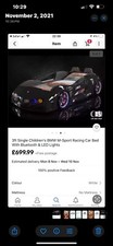 kids race car bed