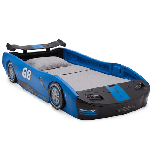 Kids blue turbo race car - kids,