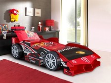 Shark Red Speed Racing Car Bed