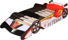 Toddler Bed Black Car Speed