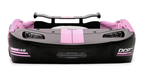 Kids pink turbo race car - race,